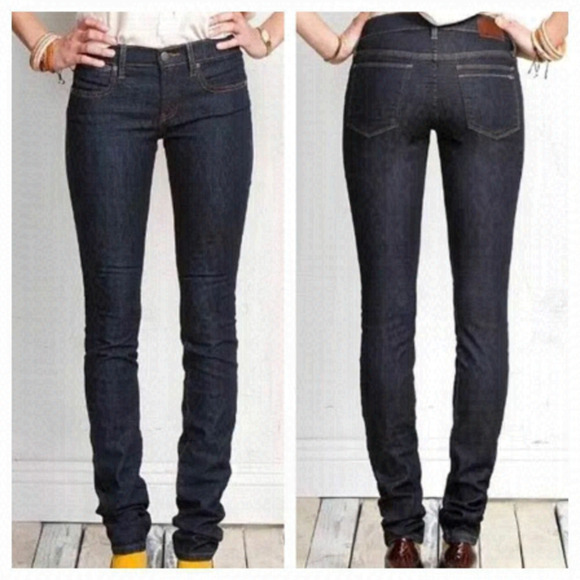 HENRY & BELLE Randolph Ideal Skinny Jeans Dark Wash NWT Sz 28‎ - Picture 1 of 8